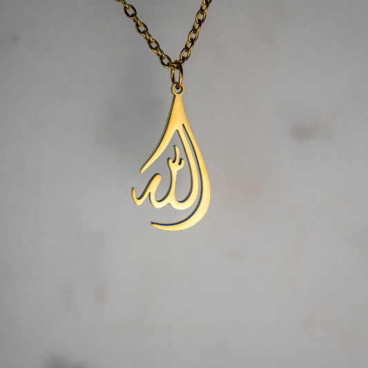 Allah Teardrop Necklace 2