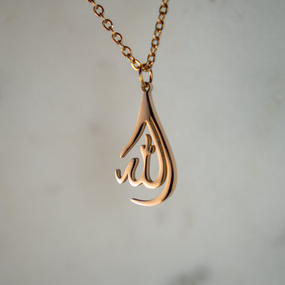 Allah Teardrop Necklace 2