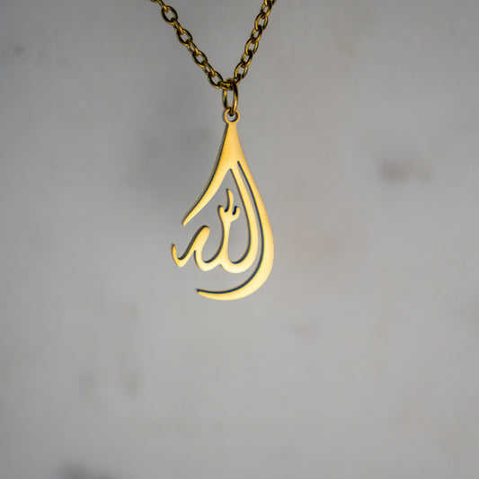 Allah Teardrop Necklace 2